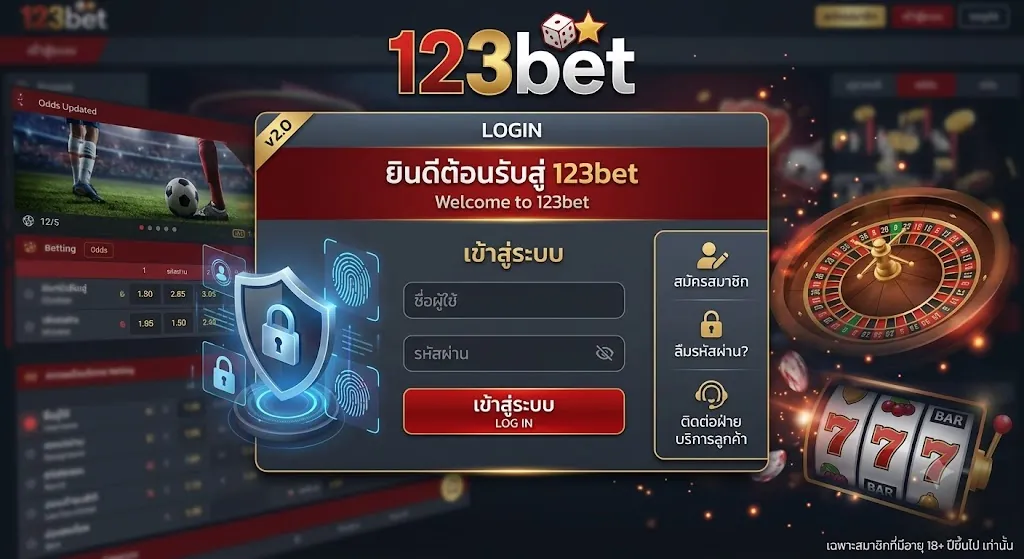 123bet เข้า สู่ ระบบ เล่นง่ายบนมือถือ 2026